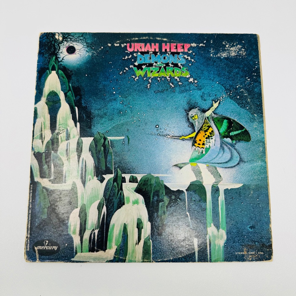 Uriah‎ Heep Demons and Wizards Vinyl LP Record SRM 1 630 Mercury 1972